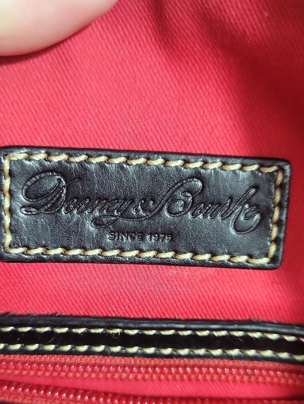 Dooney & Bourke Black Leather Backpack